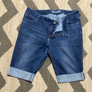 Woman’s Wanglers, knee length shorts.